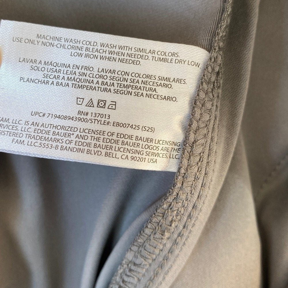 Eddie Bauer Tech Cargo Pants Men XXL Gray Moisture Wicking Straight Leg NWT - Picture 6 of 11